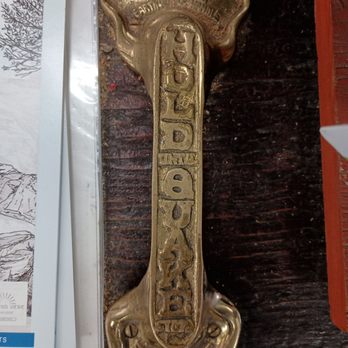Placerville True Value Hardware - An old San Francisco earthquake handle on the counter. "Hold until quake stop" - Hardware Stores Near Me - Placerville, California