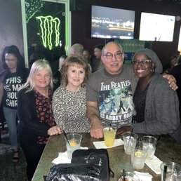 Bar area with friends