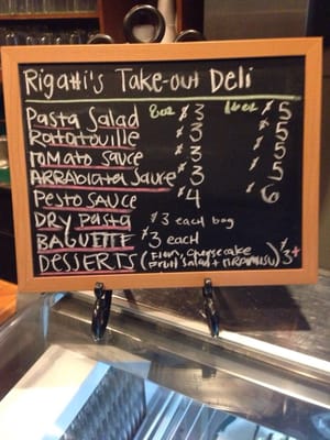 Menu photo 2 Rigatti's Cafe Miami, FL