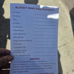 The Bloody Mary Festival - Brooklyn