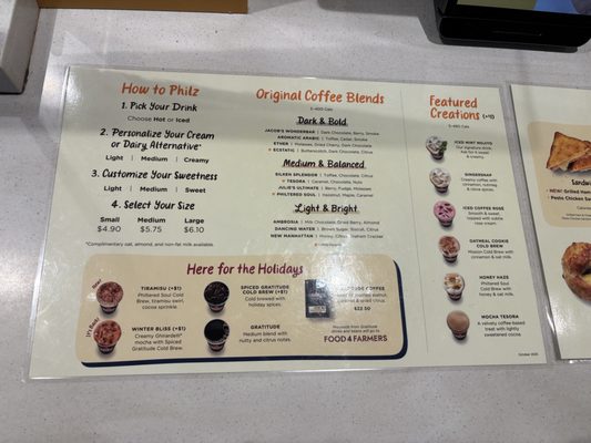 Menu photo 2 Philz Coffee Castro Valley, CA Menu photo 2 Philz Coffee Castro Valley, CA