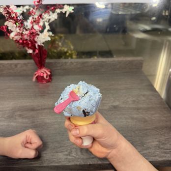 Baskin-Robbins - Cookie Monster on a cake cone - Ice Cream & Frozen Yogurt Near Me - Collierville, Tennessee