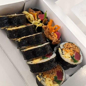 Rice Kitchen - Spicy Pork Kimbap - Korean Near Me - New York, New York Rice Kitchen - Spicy Pork Kimbap - Korean Near Me - New York, New York