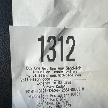 McDonald's - Bill - Burgers Near Me - San Diego, California McDonald's - Bill - Burgers Near Me - San Diego, California