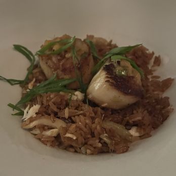Seafood Bar at The Breakers - Scallops with crab fried rice - Seafood Near Me - Palm Beach, Florida