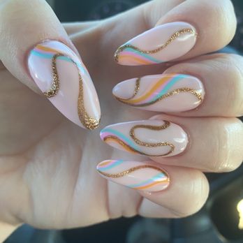 ChaNails Beauty Bar - Look at this design absolutely love it!! - Nail Salons Near Me - Westminster, California