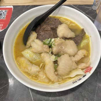 Jibei Chuan - Golden soup with beef and fish fillet - Chinese Near Me - Boston, Massachusetts Jibei Chuan - Golden soup with beef and fish fillet - Chinese Near Me - Boston, Massachusetts
