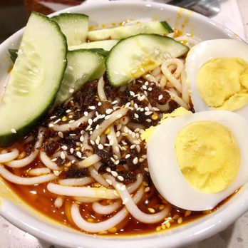 Kopitiam - Chilled Spicy Sesame Noodles – Rice Noodle, Spicy Sesame Sauce, Soft Boiled Egg - Malaysian Near Me - New York, New York Kopitiam - Chilled Spicy Sesame Noodles – Rice Noodle, Spicy Sesame Sauce, Soft Boiled Egg - Malaysian Near Me - New York, New York