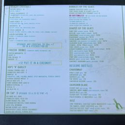 7/11/22 - Drink Menu