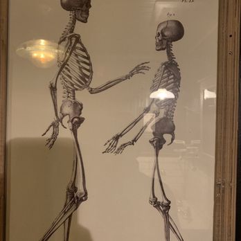 Antidote - Men's bathroom lithograph! - Cocktail Bars Near Me - Asheville, North Carolina