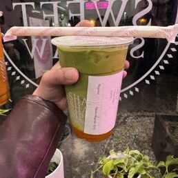 Mango Matcha Latte