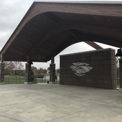Friedman Park - Cool art feature on the stage!