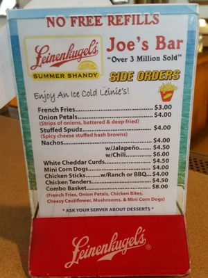 Menu photo 4 Joe Rouer's Bar Luxemburg, WI Menu photo 4 Joe Rouer's Bar Luxemburg, WI