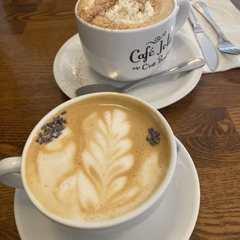 Cafe Jolie - Lavender latte and mocha - Breakfast & Brunch Near Me - Alameda, California Cafe Jolie - Lavender latte and mocha - Breakfast & Brunch Near Me - Alameda, California
