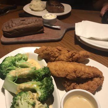 Outback Steakhouse - Chicken Tender Platter featuring Broccoli & Cheese - Steakhouses Near Me - Woodbridge, Virginia Outback Steakhouse - Chicken Tender Platter featuring Broccoli & Cheese - Steakhouses Near Me - Woodbridge, Virginia