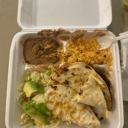 I got the #21 Quesadilla Plate I got the #21 Quesadilla Plate