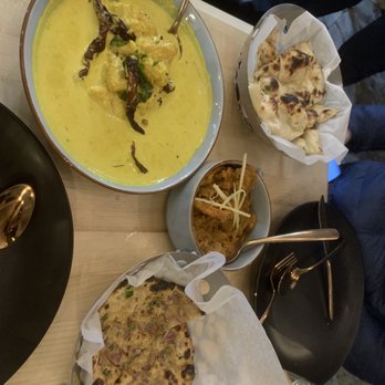 Shosha - Meen Moilee, Dak Bungalow Chicken, Garlic Naan, Mirch Pyaaz Ki Roti - Indian Near Me - Sunnyvale, California Shosha - Meen Moilee, Dak Bungalow Chicken, Garlic Naan, Mirch Pyaaz Ki Roti - Indian Near Me - Sunnyvale, California