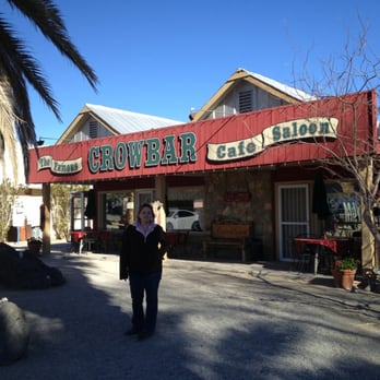 Crowbar Cafe - Business front exterior view - American Near Me - Shoshone, California