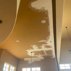 The Walldoctor, Don Little - Dining room ceiling repaired.