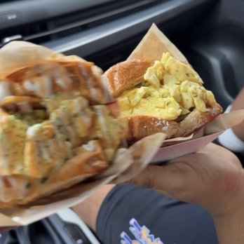 Bmp & Grnd - Classic egg & French toast sandwich - American Near Me - New Orleans, Louisiana Bmp & Grnd - Classic egg & French toast sandwich - American Near Me - New Orleans, Louisiana