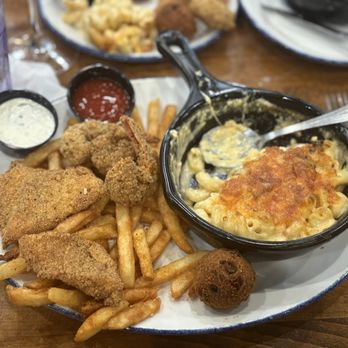 Katie's Seafood House - Fried Fish & Shrimp w/Shrimp Mac 'N Cheese - Seafood Near Me - Galveston, Texas Katie's Seafood House - Fried Fish & Shrimp w/Shrimp Mac 'N Cheese - Seafood Near Me - Galveston, Texas