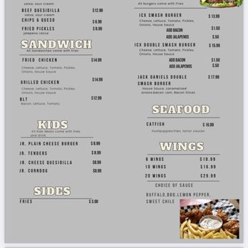 iCompete Experience - Food menu - Sports Bars Near Me - Lewisville, Texas