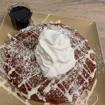 Valley Bistro - Red Velvet Pancakes - Breakfast & Brunch Near Me - Enola, Pennsylvania