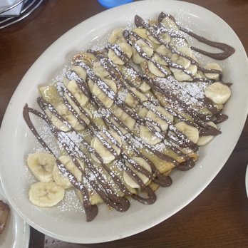 Texas Cafe Diner - Banana and Nutella crepes - Waffles Near Me - Greenville, Texas Texas Cafe Diner - Banana and Nutella crepes - Waffles Near Me - Greenville, Texas
