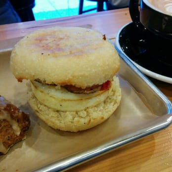Bibble & Sip - English muffin slider! - Coffee & Tea Near Me - New York, New York