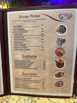 Menu photo 1 La Kebrada Clovis, CA