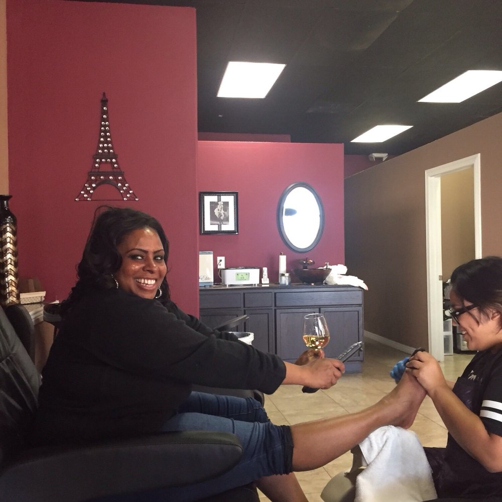 Bella Nail Salon & Spa - A glass of wine and control over the remote for the tv! - Nail Salons Near Me - El Paso, Texas Bella Nail Salon & Spa - A glass of wine and control over the remote for the tv! - Nail Salons Near Me - El Paso, Texas
