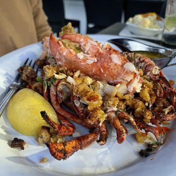 Bay Pointe Waterfront Restaurant - Bay Polnte 's Famous 2-pound lazy Mans Baked Stuffed Lobster - American Near Me - Quincy, Massachusetts Bay Pointe Waterfront Restaurant - Bay Polnte 's Famous 2-pound lazy Mans Baked Stuffed Lobster - American Near Me - Quincy, Massachusetts