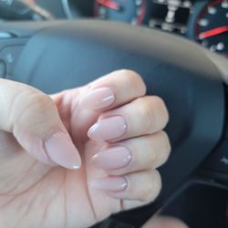 Gel-x manicure, pre-colored