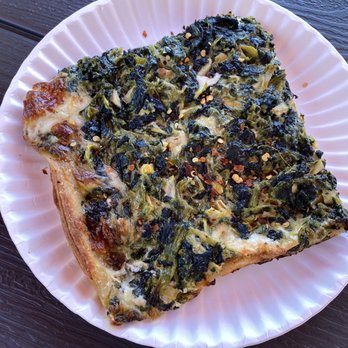 Angela's Pizzeria - Spinach artichoke pie - Pizza Near Me - Islip, New York Angela's Pizzeria - Spinach artichoke pie - Pizza Near Me - Islip, New York