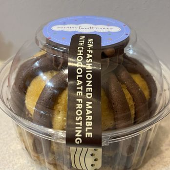 Nothing Bundt Cakes - New-Fashioned Marble Bundtlet With Chocolate Frosting - Bakeries Near Me - Sandy Springs, Georgia Nothing Bundt Cakes - New-Fashioned Marble Bundtlet With Chocolate Frosting - Bakeries Near Me - Sandy Springs, Georgia