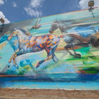Harbour Place Mural - Public Art Near Me - Southern Pines, North Carolina Harbour Place Mural - Public Art Near Me - Southern Pines, North Carolina