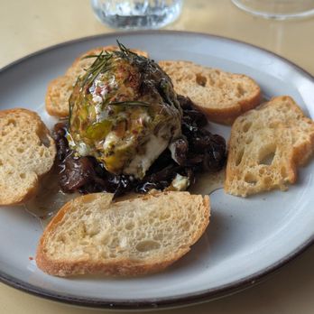 Amélie - Warm pistachio goat cheese - Wine Bars Near Me - San Francisco, California Amélie - Warm pistachio goat cheese - Wine Bars Near Me - San Francisco, California