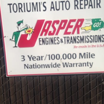 Toriumi’s Auto Repair - Jasper auto parts - Auto Repair Near Me - Watsonville, California Toriumi’s Auto Repair - Jasper auto parts - Auto Repair Near Me - Watsonville, California