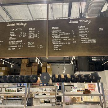 Small Victory Bakery - Menu board~ (April 2024) - Bakeries Near Me - Burnaby, British Columbia