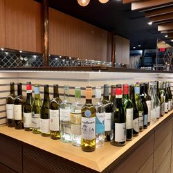 Bottles display