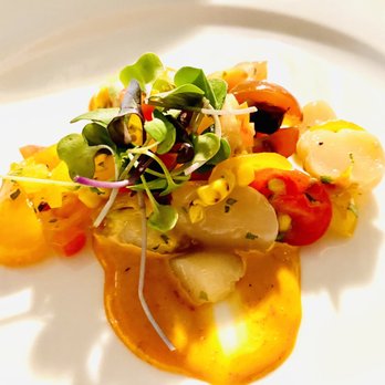 Union Park Dining Room - Scallop appetizer - New American Near Me - Cape May, New Jersey Union Park Dining Room - Scallop appetizer - New American Near Me - Cape May, New Jersey