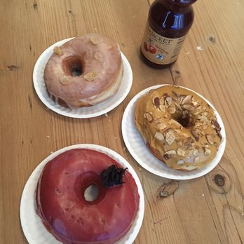 Dough - Lemon-Ginger, Hibiscus, Dulce de Leche - Almonds - Desserts Near Me - New York, New York Dough - Lemon-Ginger, Hibiscus, Dulce de Leche - Almonds - Desserts Near Me - New York, New York