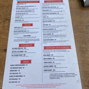 Miller's Waterfront Restaurant - Menu - Seafood Near Me - Nags Head, North Carolina