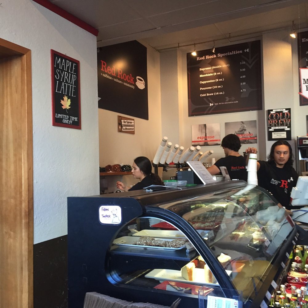Red Rock Coffee - Maple syrup latte available - Coffee & Tea Near Me - Mountain View, California Red Rock Coffee - Maple syrup latte available - Coffee & Tea Near Me - Mountain View, California