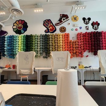 Vibes DIY Studio - Rug Tufting Area - Paint-Your-Own Pottery Near Me - Las Vegas, Nevada Vibes DIY Studio - Rug Tufting Area - Paint-Your-Own Pottery Near Me - Las Vegas, Nevada