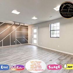 Luxx Fixx Remodeling - Full renovation From framing to drywall installation custom wall, flooring, door installation, window installation, and lights