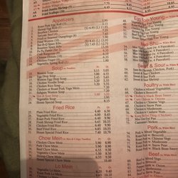 Jin Jin Chinese Restaurant - Updated Menu Pricing