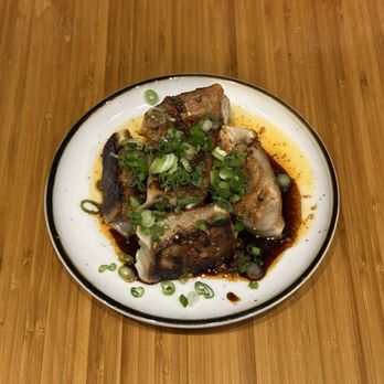 Potluck Club 佰樂 - Berkshir Pork & Chive Potstickers - IG @bougiefoodieboi - Cantonese Near Me - New York, New York Potluck Club 佰樂 - Berkshir Pork & Chive Potstickers - IG @bougiefoodieboi - Cantonese Near Me - New York, New York