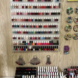 X O Nails - Nice selection of regular and gel polish.