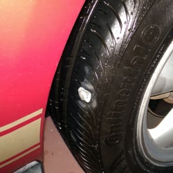 Discount Tire - Nasty screw I picked up. They replaced ithe tire for me after closing time. Thanks guys!